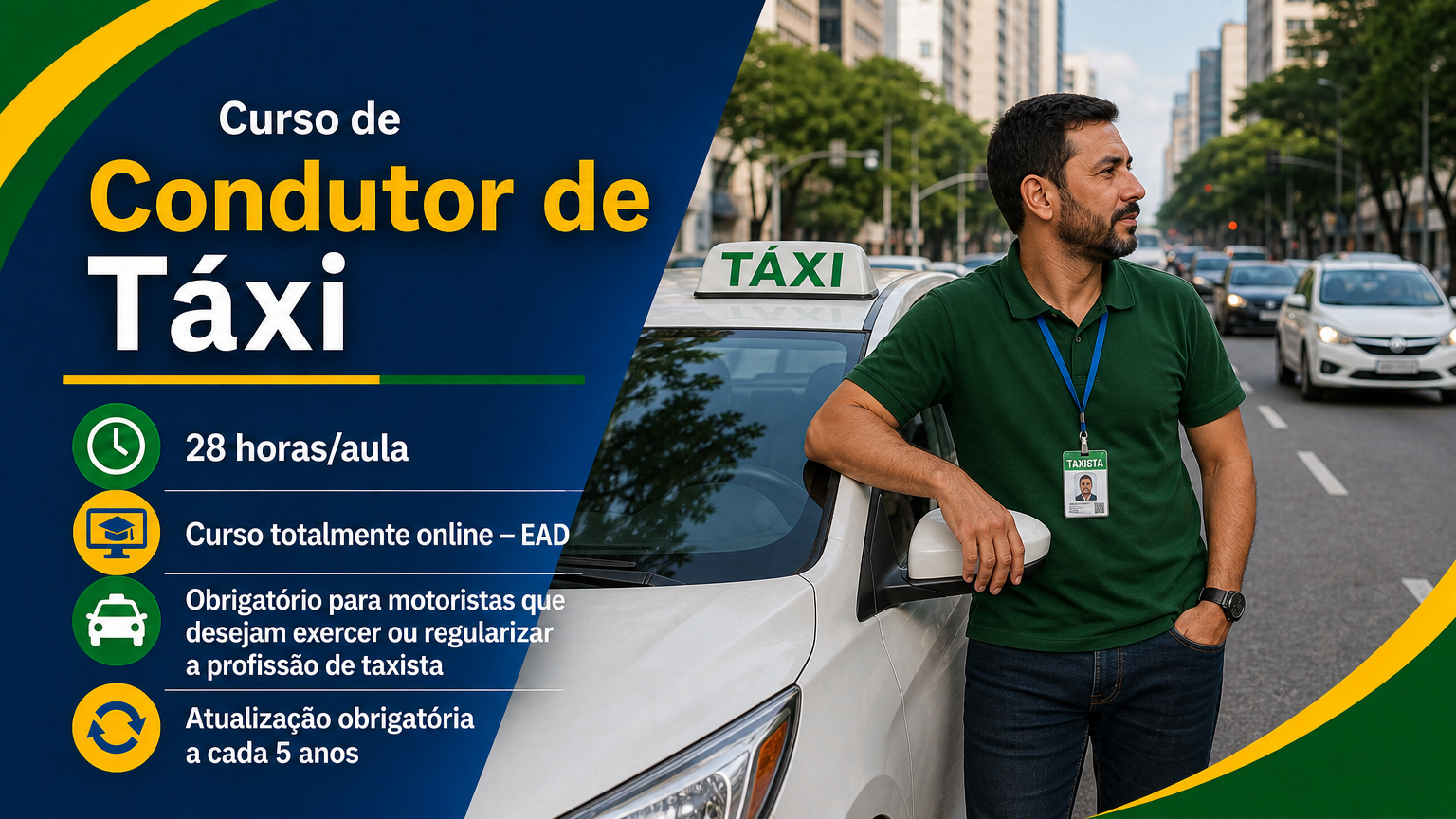 Curso de Condutor de Taxi